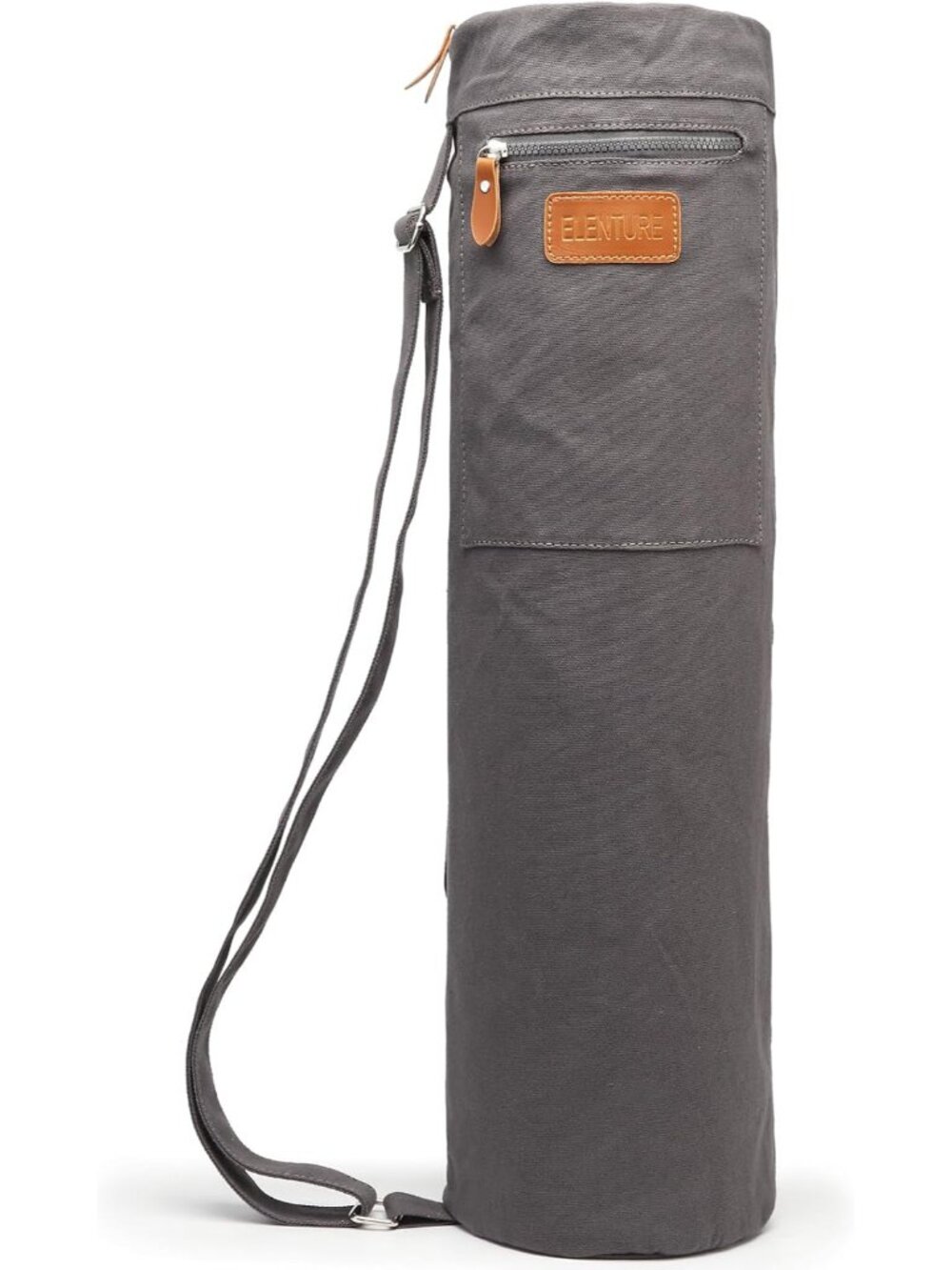 Yoga Mat Bag for Women & Men, Full-Zip Canvas Pilates Bag with Pockets | Lightwe